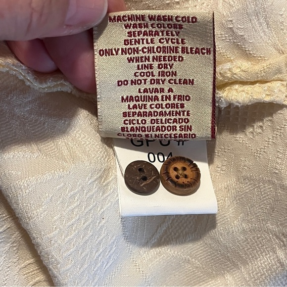 Jamaica Jax Silk Hawaiian Short Sleeve Yellow  Floral Button Up Men’s XXL - Picture 8 of 9